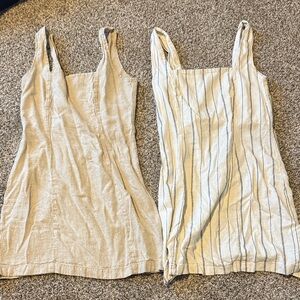 Old Navy Beige Textured Dress